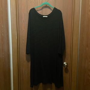 Gently used Dalia sz 3X Black Tunic Dress Shirt!!!